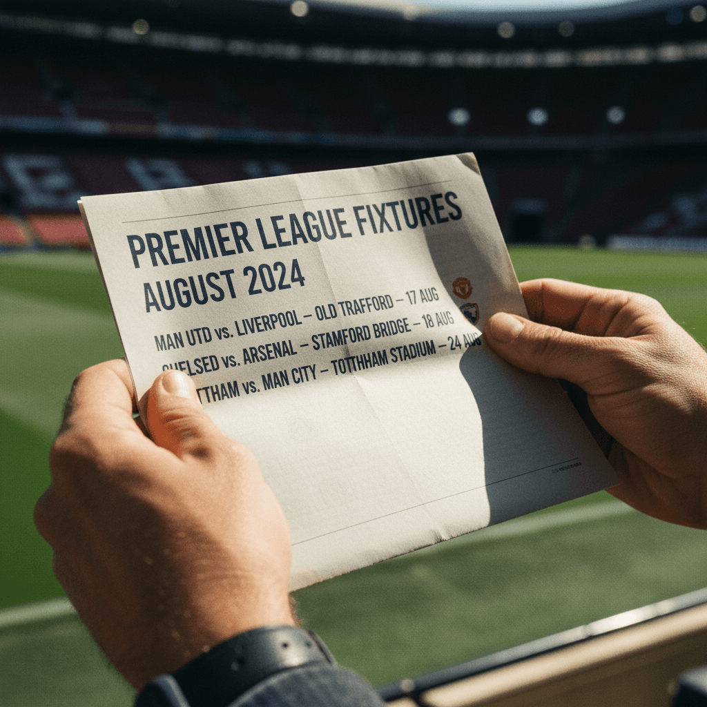 Match fixture guide with upcoming away matches and kick-off times